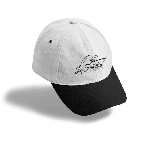 AI Designer-Simple two-color hat display mockup